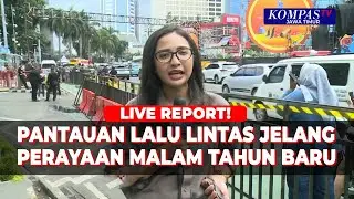 Pantauan Lalu Lintas Jelang Perayaan Tahun Baru di Jakarta