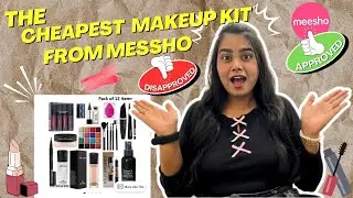 Tried Cheapest Meesho Makeup kit at just ₹250 😳😱 | Honest Review | MEESHO | WORTH IT ✅ OR NOT ❌