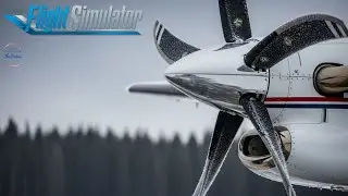 Why the King Air 350 Excels for Remote Canadian Wilderness Flights: (CYBL - CBBC) #KingAir350