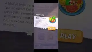 Cookingdom Level 115 Jack-o&rsquo;-Lantern Stuffed Peppers #cookingdom #cooking #cookinggame #gameplay