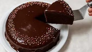 &ldquo;Rich & Moist Chocolate Ganache Cake &ndash; Perfect Slice of Indulgence 🍫✨&rdquo;