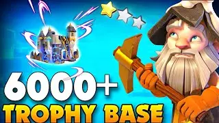 6000+ trophy Push base Link with Perfect Traps| th18 Anti 3 Star New Base Link 2026