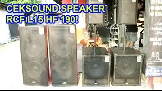 CEKSOUND SPEAKER RCF L15 HF 190! INFO : 0812 2501 3434 / 0812 8039 6549