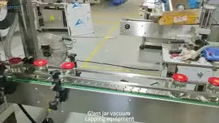 Fully Automatic 4-Head Vacuum Capping: Perfect for Glass Jars (Food/Cosmetic Use)capping machine