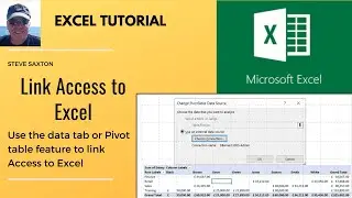 Link Microsoft Access to Excel.  Link Access to Excel