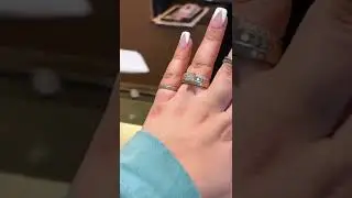 My new wedding set🤍 #weddingring#weddingringset#weddingrings#jewelry