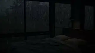 Deep Sleep with Rain Sounds on Train Window | Mind Soothing Sounds | Night Thunderstorm for Insomnia