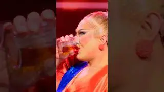 She drinks and dances to budots. #dragrace #shorts