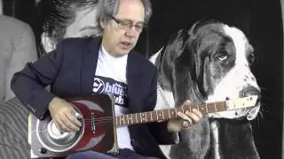 My new Dog Bowl resonator from Rock Hill Cigar Box Guitars