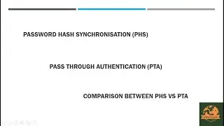 What is Password Hash Sync | How PHS works | Microsoft Entra ID Sign in methods | Tamil | Part 1
