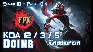 FPX Doinb CASSIOPEIA vs LUCIAN Mid - Patch 10.4 KR Ranked