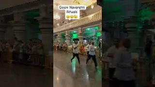 #goa #navaratri #rituales #hinduculture #people #rush #temple #dasheraspecial #hindu