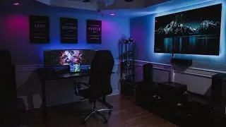DESK & MEDIA SETUP 2020 | SMALL SPACE EDITION!