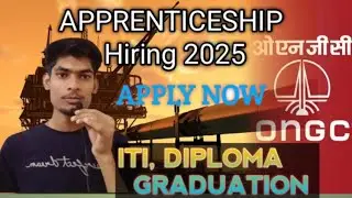 🔥ONGC Apprenticeship hiring 2025.Diploma & ITI Freshers, Link in Description 👇🧿🎯📚