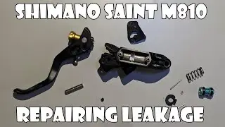 Shimano Saint M810 течет ручка - разбираем и чиним