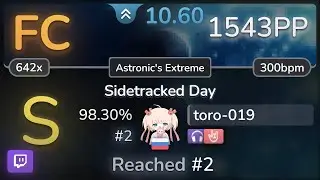 toro-019 reached #2 | he has 15 sidetracked day's in his top 50