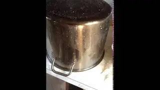 Cooking over an open fire and keeping your pot clean.