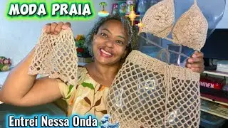 Moda Praia 🏖️ Saída de Praia e Read Peace em Crochê 🥰🧶 #crochet #croche 