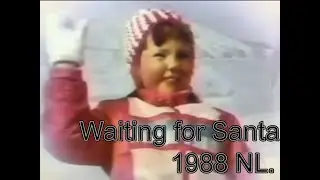 Girl Waiting for Santa . 1988 Outport Newfoundland .