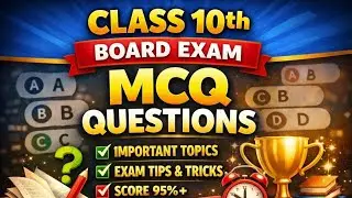 Class 10th MCQ Question Paper | Board Exam 2026