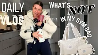 What's NOT in my gym bag // Daily vlog
