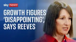 Chancellor 'disappointed' with UK economic growth
