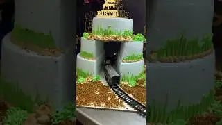 Train cake Design at 3kg #traincake #customizedcake #cavecake #cakevideos #trendingnow #bestcake