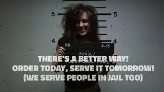 She got arrested!  Female Process Server in JAIL!