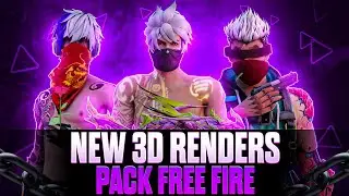FREE FIRE 3D RENDER PACK || 55+ UNIQUE 3D RENDERS || HIGH QUALITY 3D RENDERS ||KARTIK GFX❤️