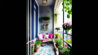 beautiful nd latest balcony decor ideas/colourful ideas ❤️ #viral #fashion #shortsviral