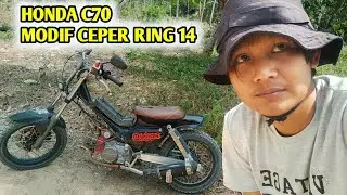 HONDA C70 VELG RING 14 MODIF CEPER | STREET CUB INDONESIA