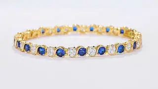 Stunning Tennis Bracelets #tennisbracelet #jewellery #sapphirejewelry
