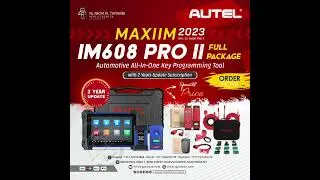 Autel MaxiIM IM608 PRO II Automotive All-In-One Key Programming Tool + Full package + 2 Years Update
