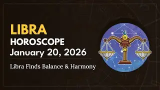 Daily LIBRA Horoscope (January 20, 2026) ♎️ 🌟 Libra Finds Balance & Harmony