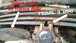 mercy actros 4843 12 roda patah spring @jukie_aja