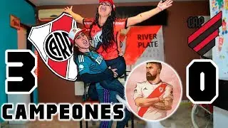 RIVER PLATE 3 VS ATLETICO PARANAENSE 0 | VIDEO REACCION DE HINCHAS | CAMPEON DE LA RECOPA 2019