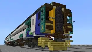 Minecraft Northern Class 155 Super Sprinter tutorial