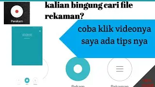 Cara mencari file rekaman di HP Xiaomi