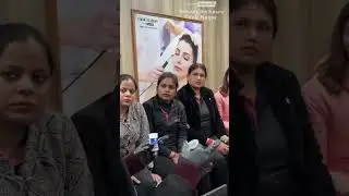 #lakmeacademy Tilak Nagar Kanpur #shory#bleach demo class #treanding #viral Makeup academy kanpur