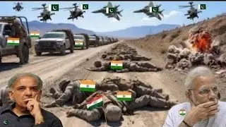 Pakistani Fighter Jets & War Helicopters Attack on Indian Military Weapons Convoy-GTA5