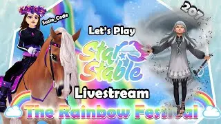 Star Stable Online | Livestream! 🌈 The Rainbow Festival 🌈 NA: Night Sprinkles​ [SSO | 207]