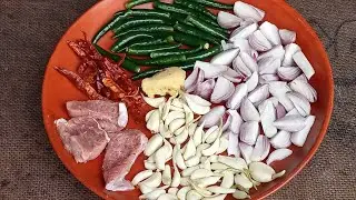 মাত্র তিন টুকরো গরুর গোশত দিয়ে এত মজার ঝাল ঝাল ভর্তা তৈরি করেছি তা না খেলে সত্যিই আপনি মিস করবেন ll