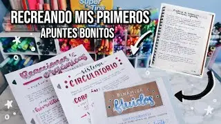RECREANDO MIS PRIMEROS APUNTES BONITOS - DanielaGmr ✨