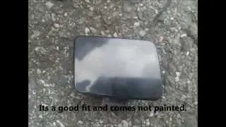 Replacing missing tow hook cover on Audi, Vw, Mercedes, BMW and other on the budget.