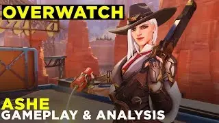 New Overwatch Hero ASHE &mdash; Gameplay & Ability Analysis!