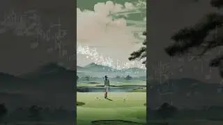 Mellow Cool Jazz Flow through a Zen-Inspired Golf Landscape #shorts