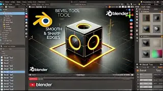 23- Blender 2.8 Bevel Tool &ndash; Smooth & Sharp Edges Made Easy!
