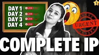 Day 01 - Strategy Video for IP Board Exam –70/70 Plan | Class 12 | Full Syllabus Youtube LIVE #ip