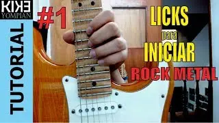 Licks de rock, blues y metal para principiantes #1