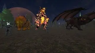 Battle All ACA Chief and Savage Bosses! The Volcano map- Ark - Modded on PC!